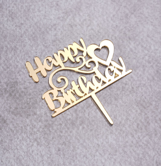 Happy Birthday Cake Topper